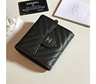 2020 Chanel Matelasse Tri-Fold Wallet A50086