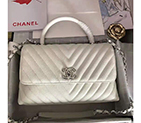 2020 Chanel flap bag with top handle A92991