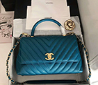 2020 Chanel flap bag with top handle A92991