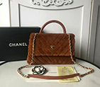 2020 Chanel flap bag with top handle A92991
