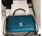 2020 Chanel flap bag with top handle A92991