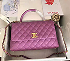 2020 Chanel flap bag with top handle A92991