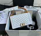 2020 boy chanel handbag A67086