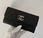 2021 Chanel 19 long flap wallet AP1895