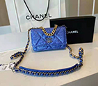 2021 Chanel 19 wallet on chain AP0957