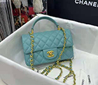 2021 Chanel Mini Flap Bag with Top Handle AS2431