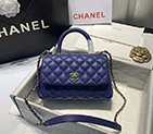 2021 Chanel flap bag with top handle A92990