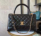 2021 Chanel large flap bag with top handle A92991