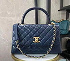 2021 Chanel large flap bag with top handle A92991