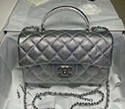 2021 Chanel mini flap bag with top handle AS2431