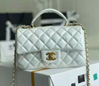 2021 Chanel mini flap bag with top handle AS2431