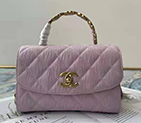 2021 Chanel mini flap bag with top handle AS2477