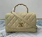 2021 Chanel small flap bag with top handle AS2478