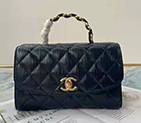 2021 Chanel small flap bag with top handle AS2478
