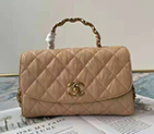 2021 Chanel small flap bag with top handle AS2478