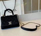 2021 chanel mini flap bag with top handle AS2215