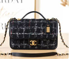2022 Chanel SMALL FLAP BAG WITH TOP HANDLE AS3653