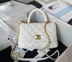2023 Chanel MINI FLAP BAG WITH TOP HANDLE AS2215