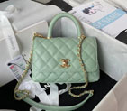 2023 Chanel MINI FLAP BAG WITH TOP HANDLE AS2215