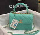 2024 CHANEL FLAP BAG WITH TOP HANDLE AS4654