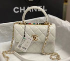 2024 CHANEL FLAP BAG WITH TOP HANDLE AS4654