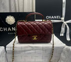 2024 CHANEL Mini classic handbag with top handle AS2431