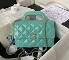 2024 Chanel FLAP BAG WITH TOP HANDLE AS4544