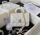 2024 Chanel Small FLAP BAG WITH TOP HANDLE AS4543
