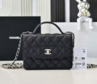 2025 Chanel MINI FLAP BAG WITH TOP HANDLE AP4406