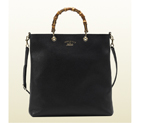 Bamboo shipper leather tote
