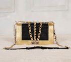 Boy Chanel Shoulder Bag Sheepskin A37002 White&Gold A67076