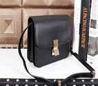 Celine Classic Box Small Flap Bag Lambskin Leather C3118 Black