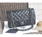 Chanel 2.55 Series Bags Sheepskin Leather 1112 Black 1112