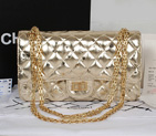 Chanel 2.55 Series Classic Flap Bag 1112 Gold Shiny Gold 1112