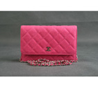 Chanel A33814 Original Cannage Pattern Nubuck Leather Flap Bag Peach in Silver A33814
