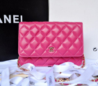 Chanel A33814 Original Sheepskin Leather mini Flap Bag Rose with Gold A33814