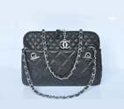 Chanel A49274 Sheepskin Leather Shoulder Bag Black A49274