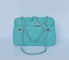 Chanel A49274 Sheepskin Leather Shoulder Bag Green A49274