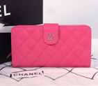 Chanel C013 Matelasse Bi-Fold Wallet in Original Cannage Pattern Nubuck Leater C013