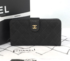 Chanel C013 Matelasse Bi-Fold Wallet in Original Cannage Pattern Nubuck Leater C013