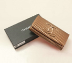 Chanel CC Logo Bi-Fold Emboss Wallet C164 Bronze C164