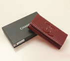 Chanel CC Logo Bi-Fold Emboss Wallet C164 Burgundy C164