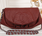 Chanel Caviar leather Shoulder Bags A40033 Burgundy A40033