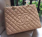 Chanel Classic Coco Bag Apricot GST Caviar Leather A50995 Gold A50995