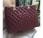 Chanel Classic Coco Bag Shoulder Claret GST Original Caviar Leather A50995 Gold A50995