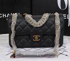 Chanel Classic Flap Bags Calfskin Leather A67029 Black A67029