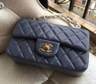 Chanel Classic Flap Bags Original Sheepskin Leather A1116 in Royalblue with Gold A1116