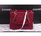 Chanel Coco Cocoon Original Sheepskin Leather Shoulder Bag A36092 Claret with Gold A36092