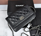 Chanel Flap Bag Original Sheepskin Leather A68804 in Black A68804