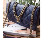 Chanel Flap Shoulder Bag Original leather A27509 Blue A27509